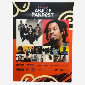 2025 SDCC Crunchyroll Anime Fan Fest Exclusive Poster